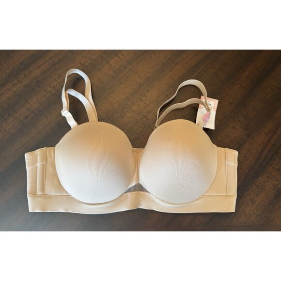 Cacique Other - Cacique Comfort Bliss Lightly Lined Underwire Nude Lane Bryant NWT Multi-way 40B